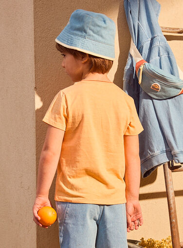 Heather orange TEE SHIRT SS MLORAGE / 25E3PGP3TMCE407