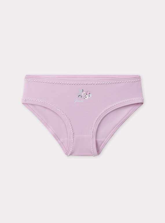 Pale rose BRIEFS / PANTY RIB NEJAZETTE / 25H5PFC4SLR301