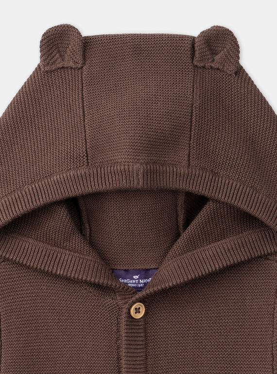 Brown KIDS CARDIGAN LAFAREL / 24H1BGK1GIL815