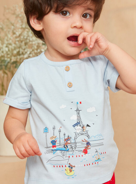 Blue sky TEE SHIRT KAOBERT / 24E1BGN1TEE020