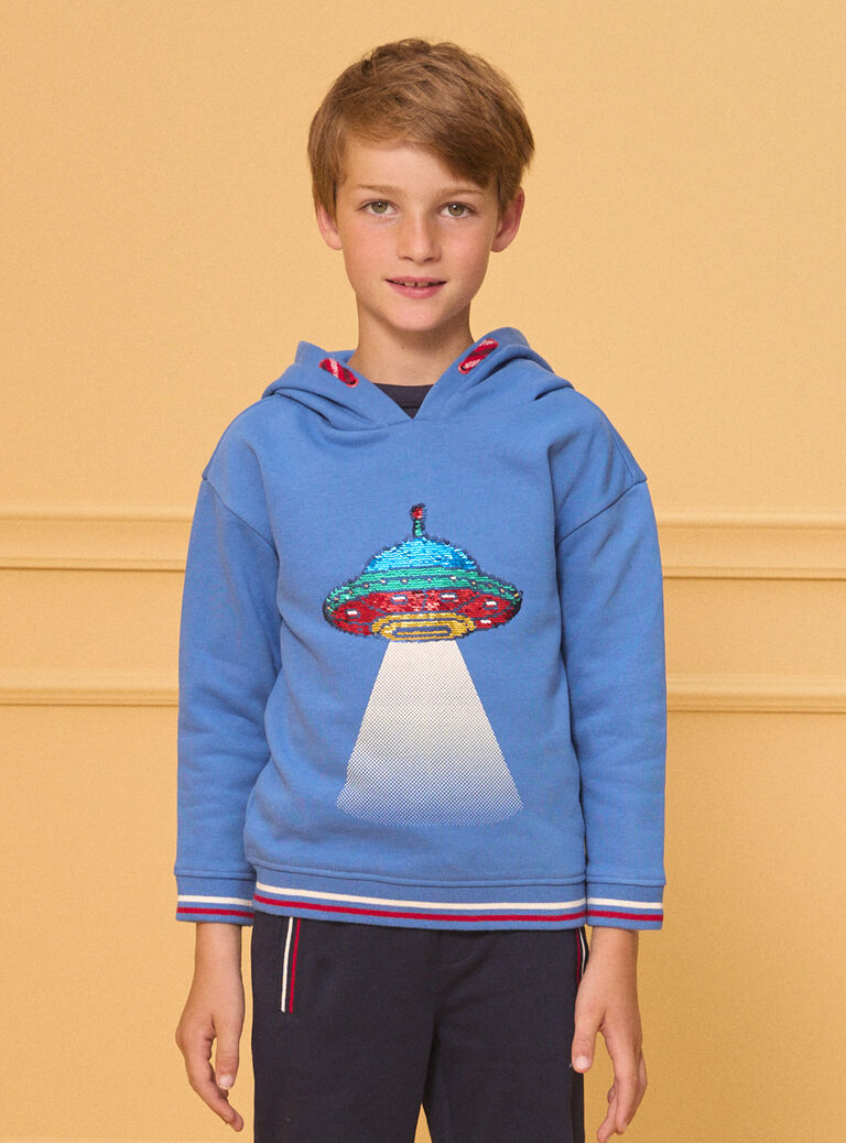 Blue SWEAT SHIRT LITONAGE 2 / 24H3PGB2SWEC209