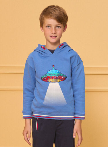 Blue SWEAT SHIRT LITONAGE 2 / 24H3PGB2SWEC209