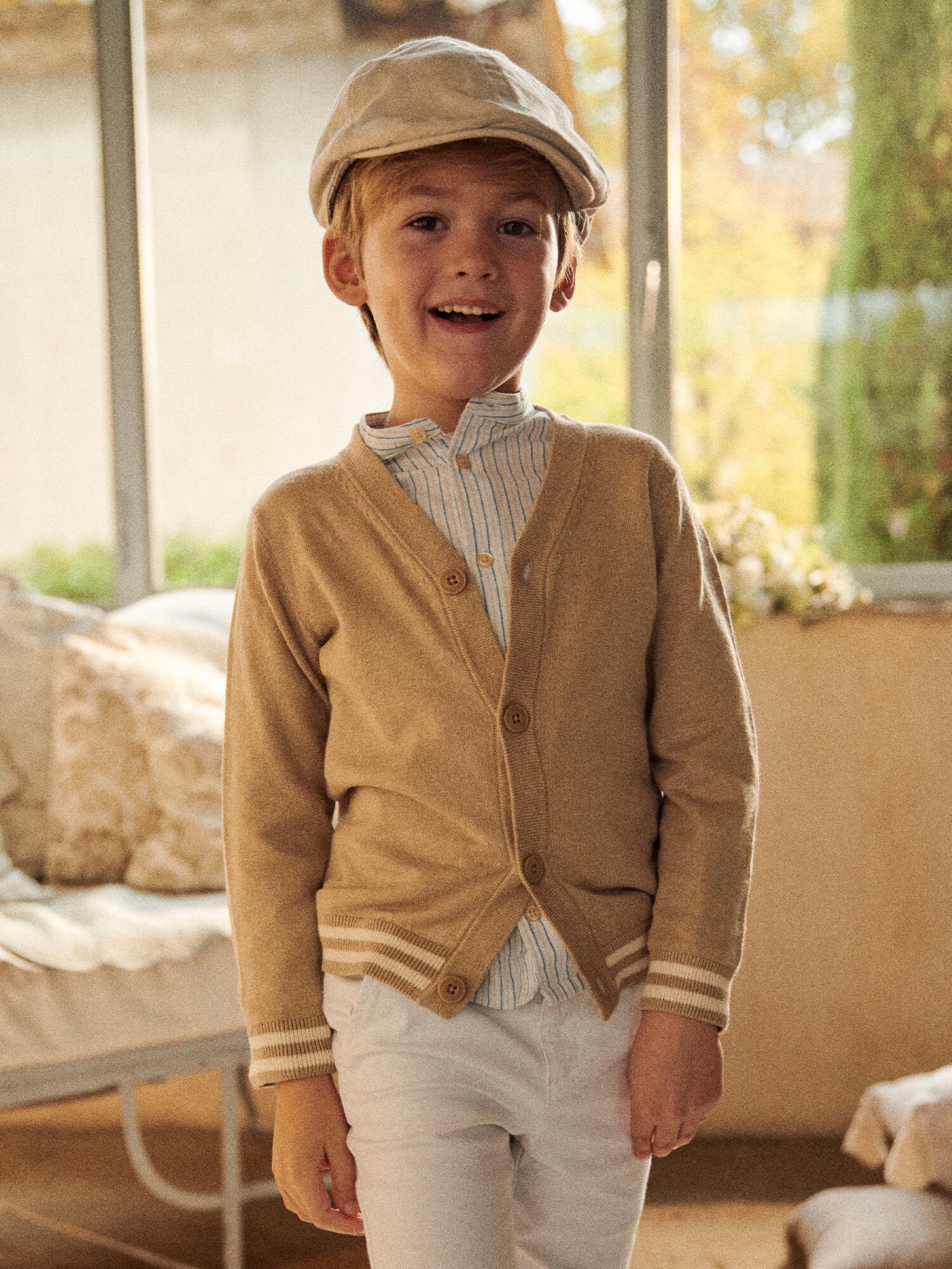 Gilet on sale beige garcon
