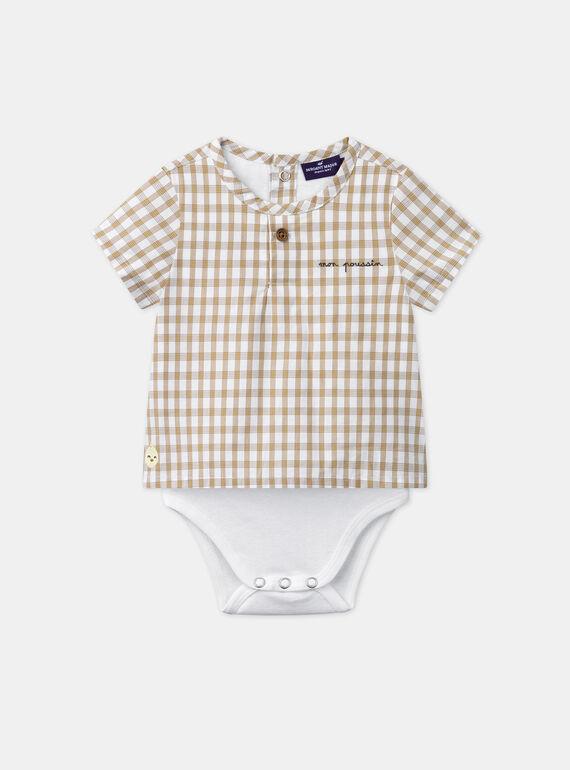 Light brown BODYSUIT KAJULIEN / 24E1BGD2BOD809