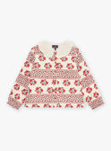 Ecru poplin blouse GLECHETTE / 23H2PFQ1CHE001