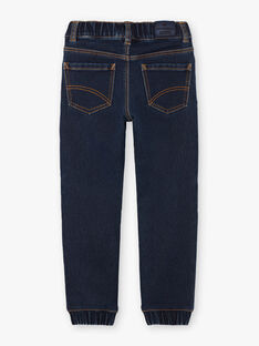Boy's dark denim jeans BUWOLAGE1 / 21H3PGB2JEAK005