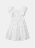 Embroidered off-white dress KREBRETTE / 24E2PFL3ROB001