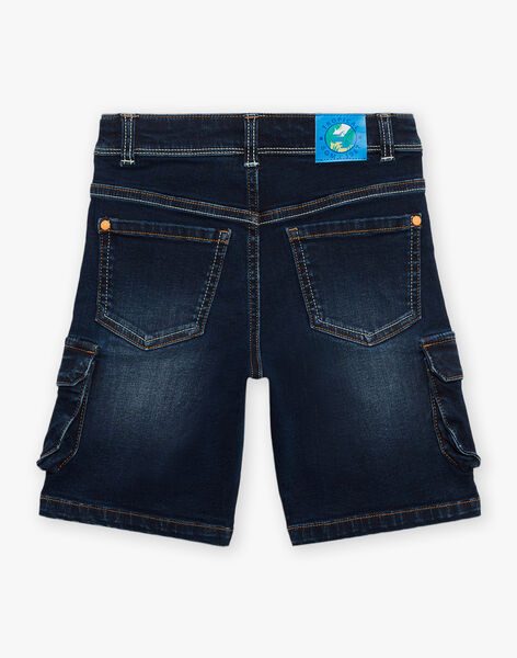Dark blue cargo shorts FLEDIMAGE / 23E3PGS3BERK005