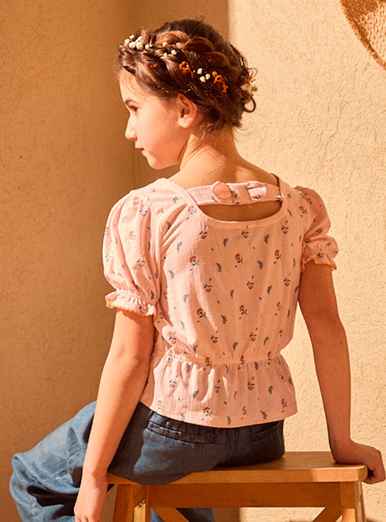 Pink BLOUSE MLOBELETTE / 25E2PFP2CHED300