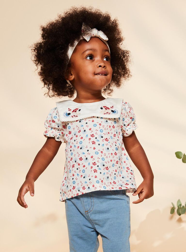 Blouse with floral print FALALOU / 23E1BFC1CHE001