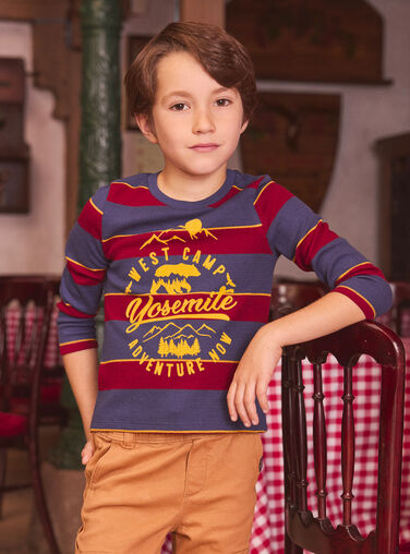 Navy TEE SHIRT LS LYRAYAGE / 24H3PGO2TML070