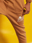 Brown JOGGING PANTS LAEBELLAGE / 24H3PGP2JGB821