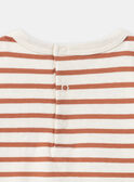 Striped bodysuit T-shirt KAMALO / 24E1BGE2BOD632