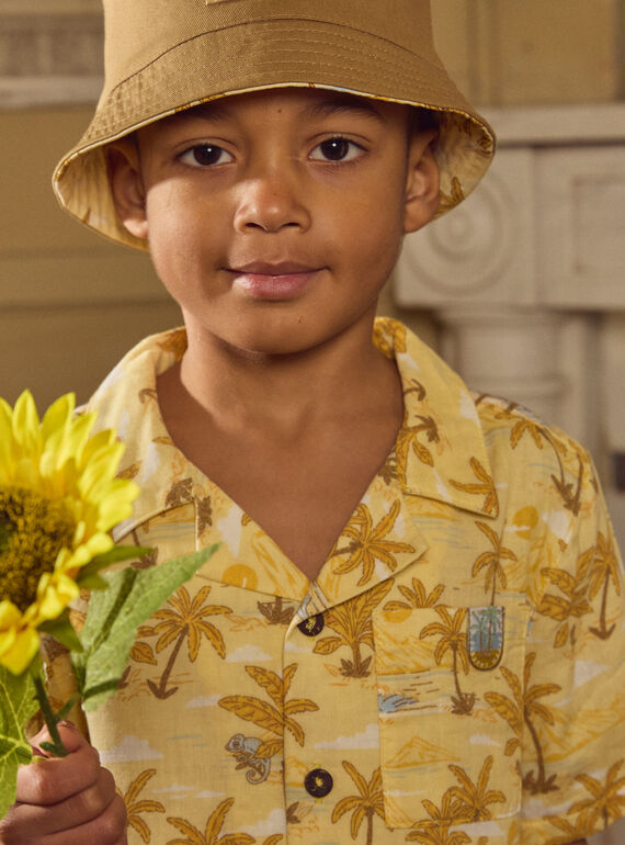 Straw yellow SHIRT MLACHAGE / 25E3PGK1CHM104