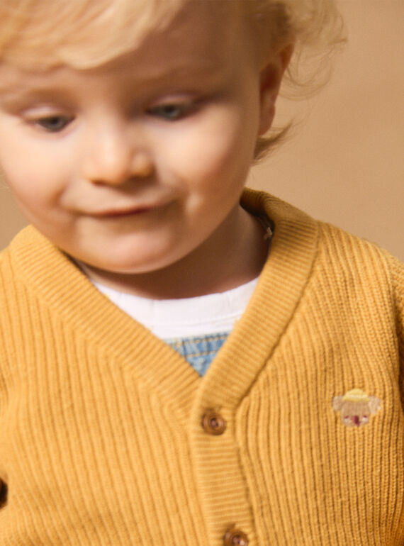 Orange KIDS CARDIGAN MAMORY / 25E1BGK1GIL109