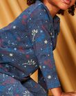 Navy blue jersey pyjamas with dinosaur print DECOSMAGE / 22H5PG25PYJ222