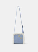 Greyish blue BAG AND POUCH LAREINETTE / 24H4PFS1BES205