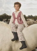 Mauve CARDIGAN WHITHOUT SLEEVES MAGIETTE / 25E2PF71CSM328
