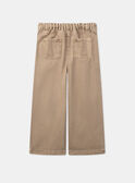 Light brown PANTS LIPAETTE / 24H2PFK2PAN803