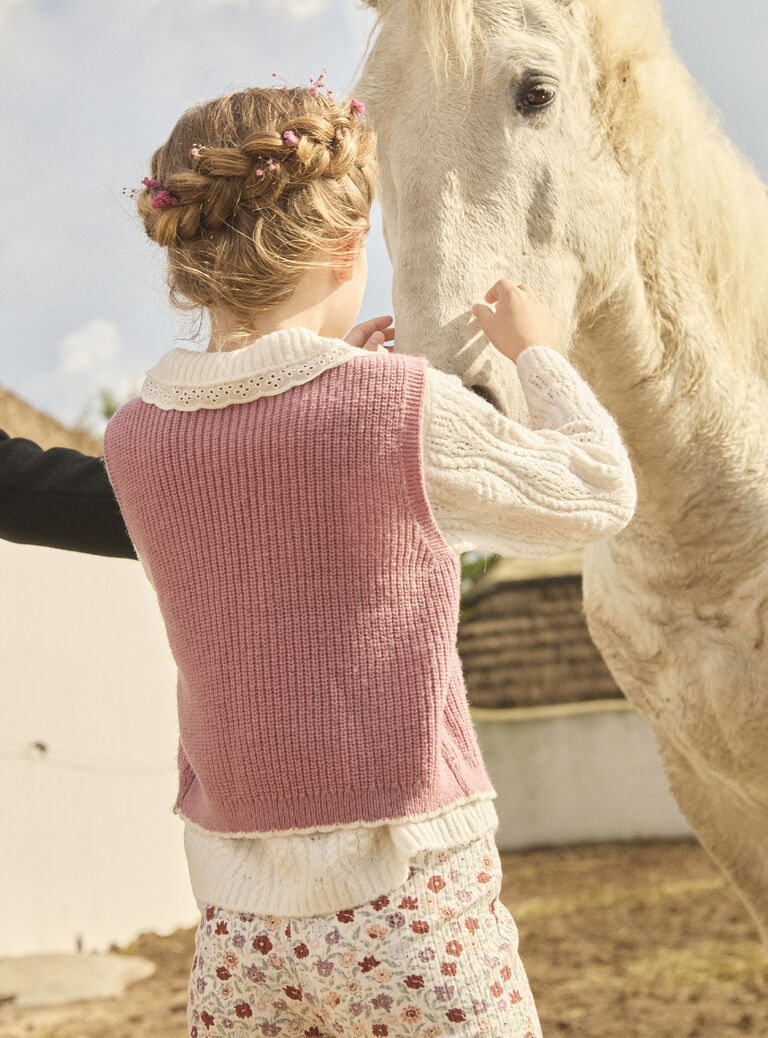 Off white PULLOVER MAPULETTE / 25E2PF71PUL001