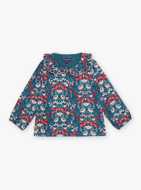 Flower print twill blouse DATAHINA / 22H1BFZ1CHEG633