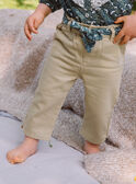 Beige twill pants GACERISE / 23H1BF81PAN626