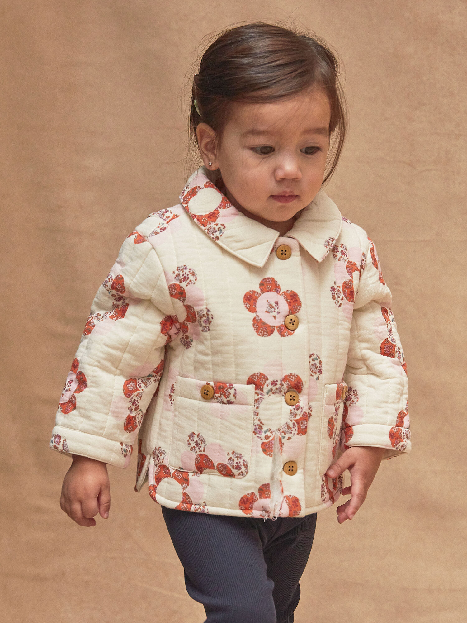Girl store quilted jacket