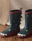 Green rain boots with crocodile animation child boy BANOSAGE / 21F10PG31D0C608