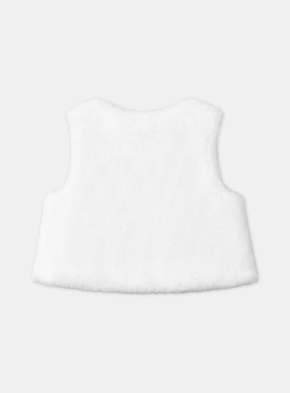 Off white CARDIGAN WHITHOUT SLEEVES LANOURE / 24H1BFQ1CSM001