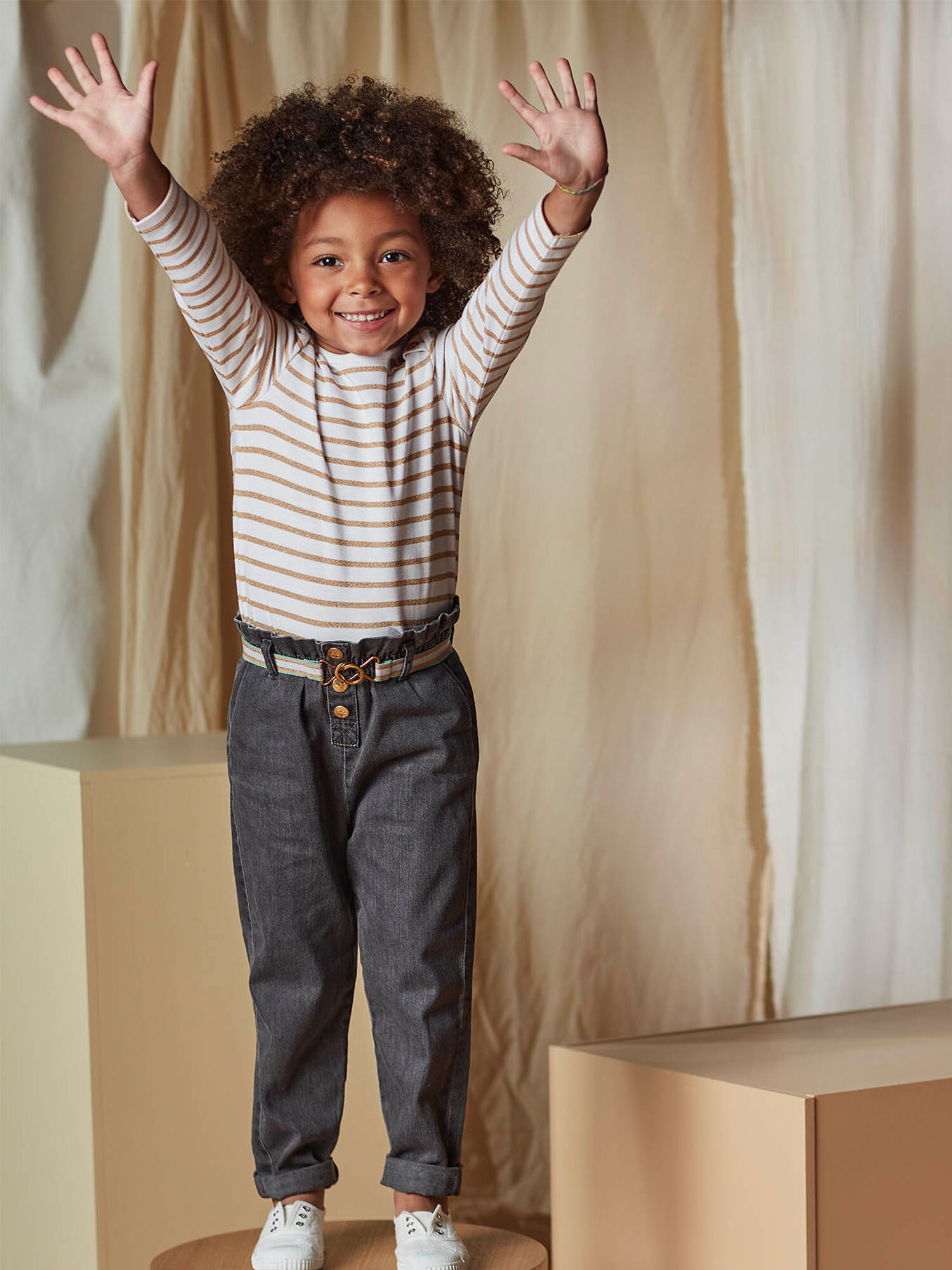 Child girl jeans top