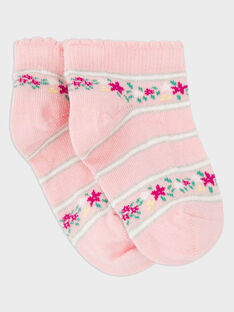Clear pink Low socks RUIPIPETTE / 19E4PFP1SOB321
