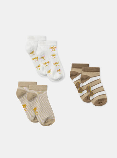 Beige LOW SOCKS SET MLAPAGE / 25E4PGK1LCB080