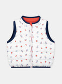 Reversible Sleeveless Baby Boy Puffer Vest KACORENTIN / 24E1BG41D3EF524
