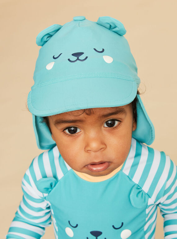 Turquoise swim hat FISCOTT / 23E4BGM2CHA202