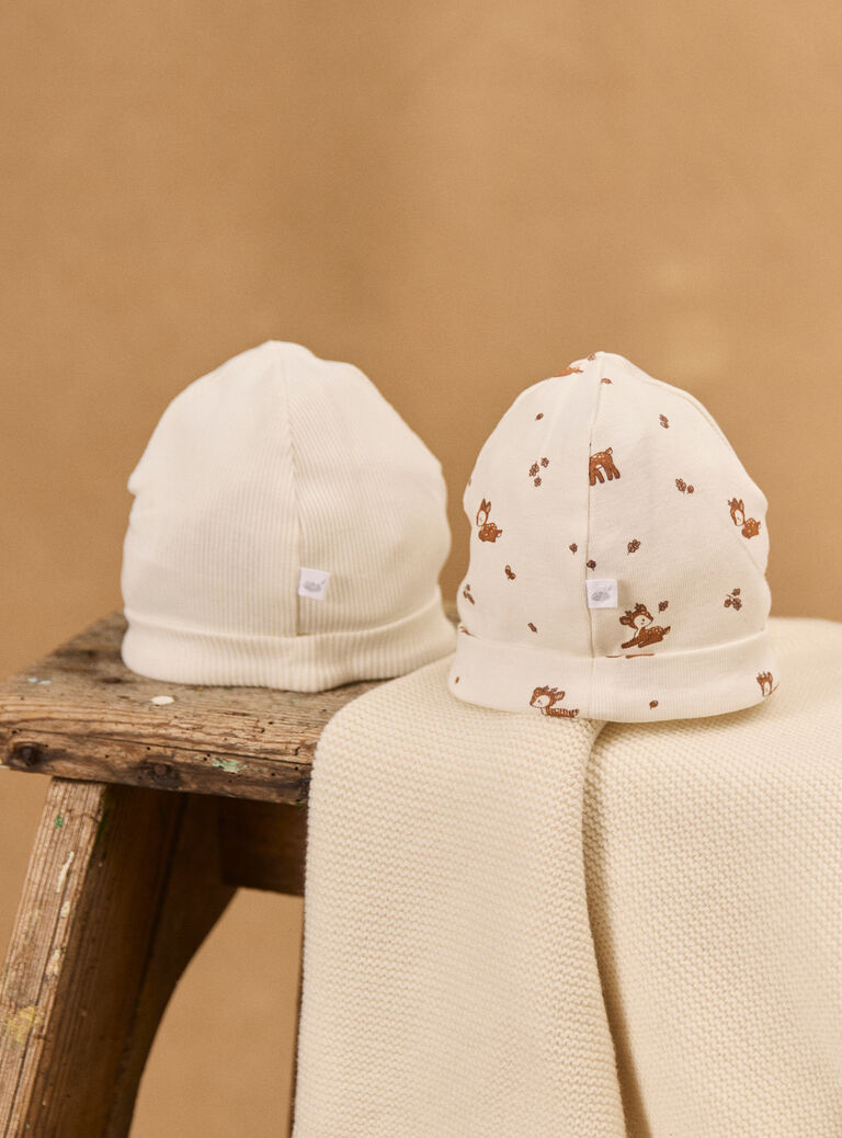 Off white NEWBORN BEANY NOEL / 25H0AM21BNA001