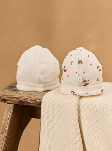 Off white NEWBORN BEANY NOEL / 25H0AM21BNA001