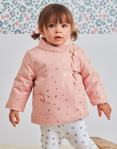 Baby girl pink raincoat BIPALOMA / 21H1BFD1PAR303