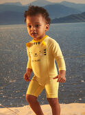 Yellow amber bathing suit with stripes KISOLOMON / 24E4BGG2CBBB101