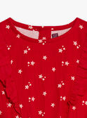 Red star print jumpsuit 22E1BFP1CBL050