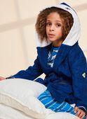 Dark terry robe with shark head hood FLOPEIGAGE / 23E5PG21PEIC209