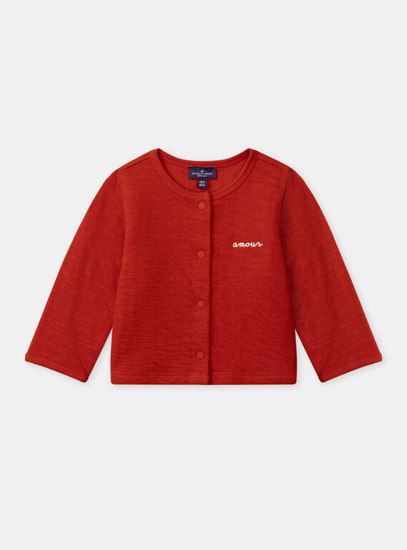 Red CARDIGAN MAURINE / 25E1BFQ1CAR050