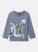 Blue TEE SHIRT LS NLOBLAGE / 25H3PGW1TMLC219