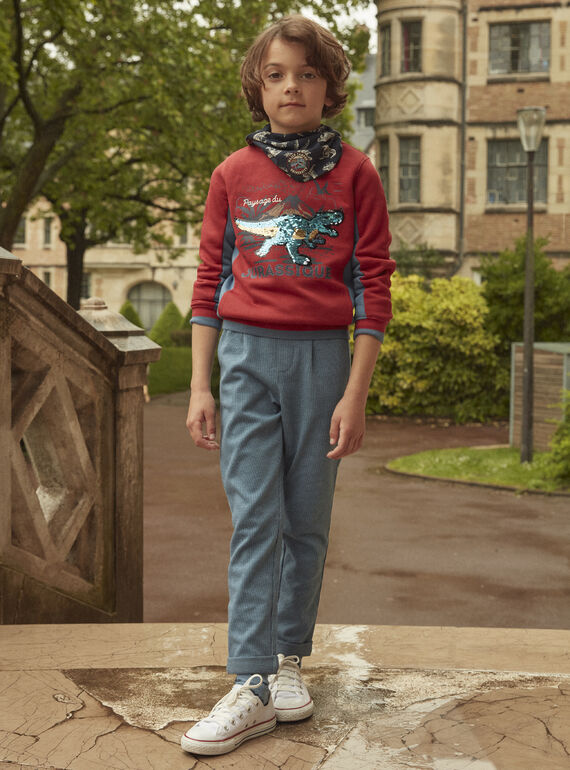 Spice red SWEAT SHIRT LOFLEAGE / 24H3PGL1SWEF509