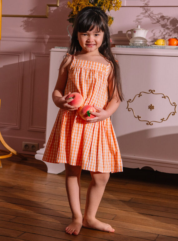 Child girl plaid dress CHIVYETTE / 22E2PFM1RBS001