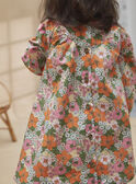 Multicolored floral print dress KABEATRICE / 24E1BF31ROB607