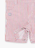Short twill striped overalls FAKAVIO / 23E1BGC1SAC410
