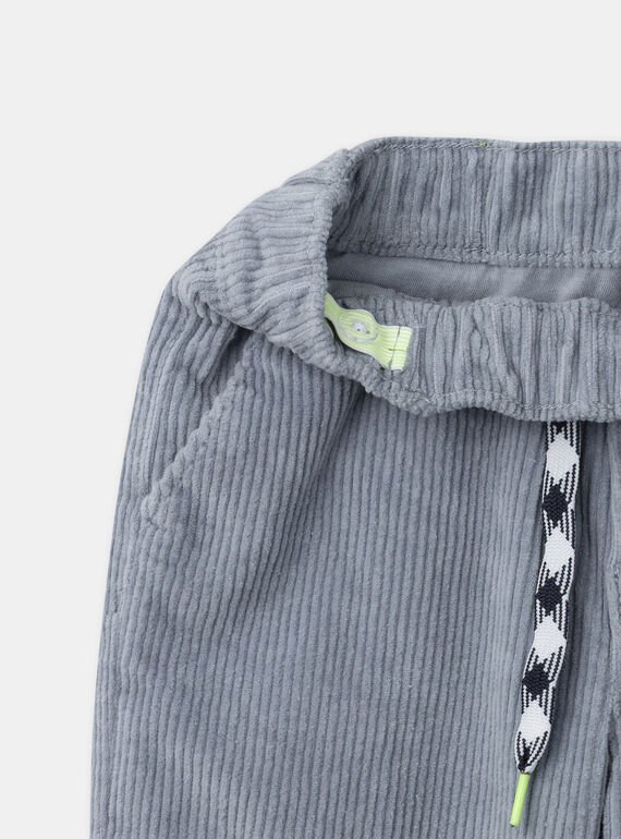 Sky blue PANTS NRACORDAGE / 25H3PGV2PAN216