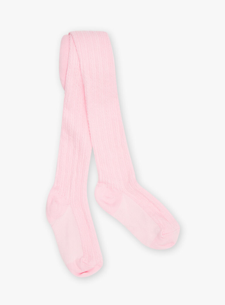 Pink fancy stitch tights FRIZETTE 2 / 23E4PFJ3COL301