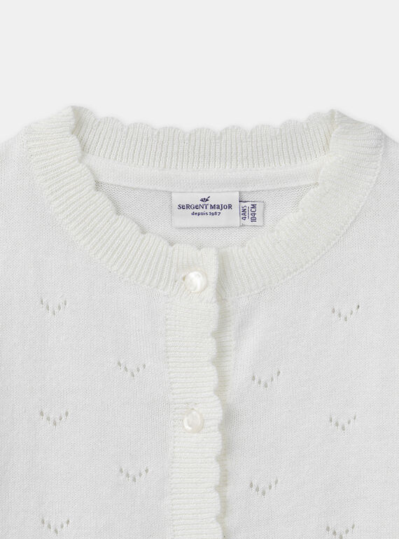 Off white CARDIGAN MREGETTE / 25E2PFL1CAR001