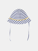 Beanie hat in striped terry towelling KORDE / 24E0AGM1CHA000